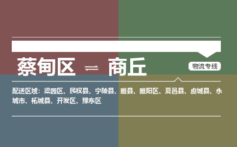 蔡甸区到商丘梁园区物流专线-蔡甸区到商丘梁园区专线