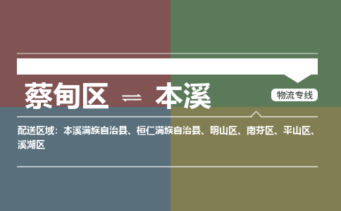 蔡甸区到本溪溪湖区物流专线-蔡甸区到本溪溪湖区专线