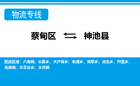 蔡甸区到神池县物流专线直达运输