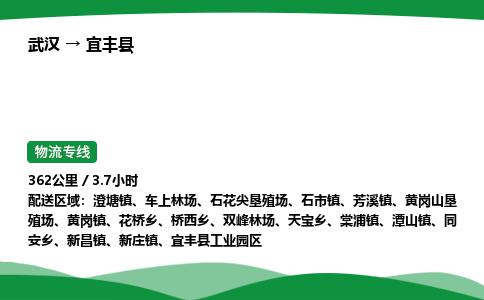 武汉至宜丰县货运公司_武汉到宜丰县物流_武汉至宜丰县物流专线 武汉至宜丰县货运公司_武汉到宜丰县物流_武汉至宜丰县物流专线